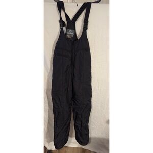 Women's Black Ski Bibs by White‎ FIR Size 10